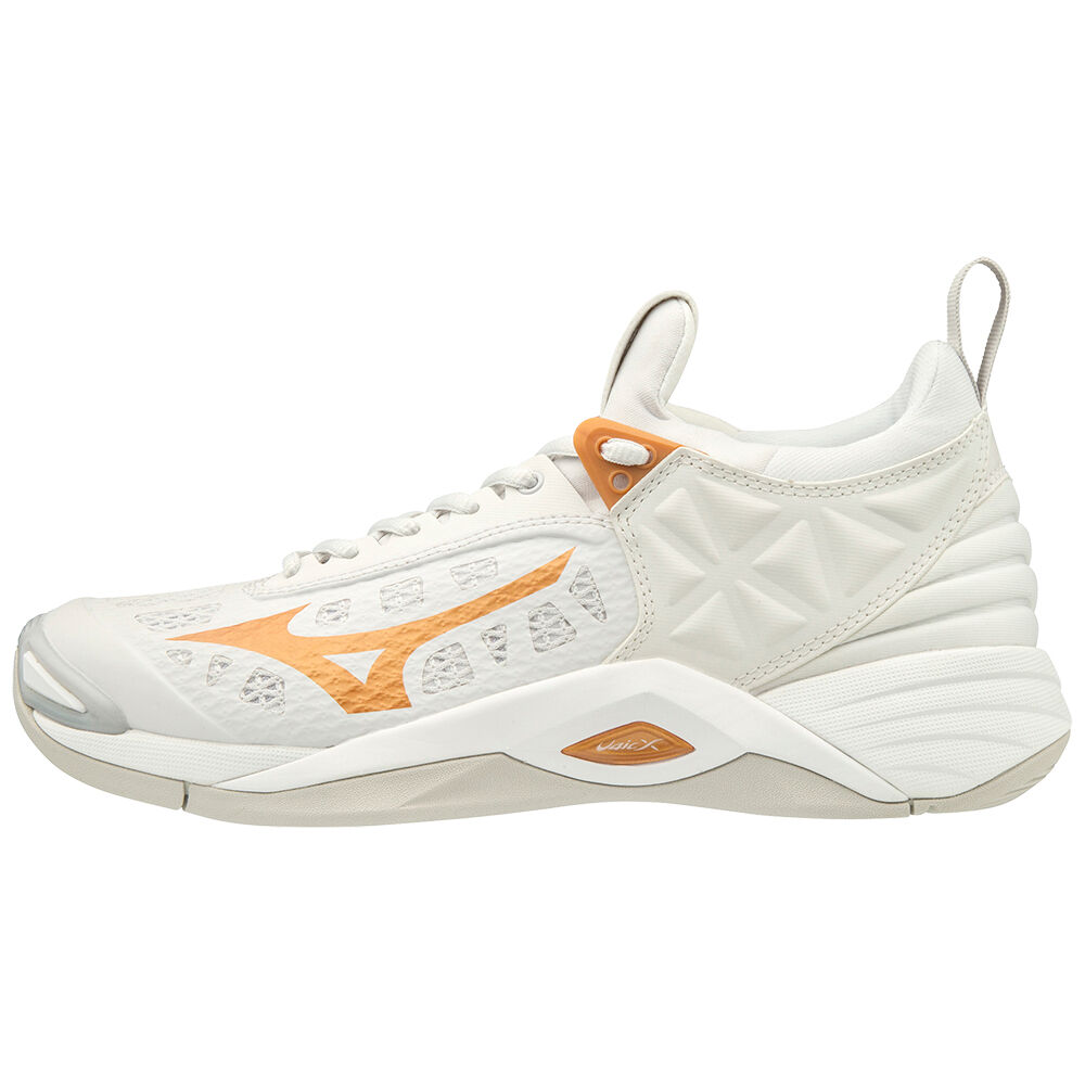 Tenis Futsal Mizuno WAVE MOMENTUM NB - Mulher - Branco - LZOUN6587